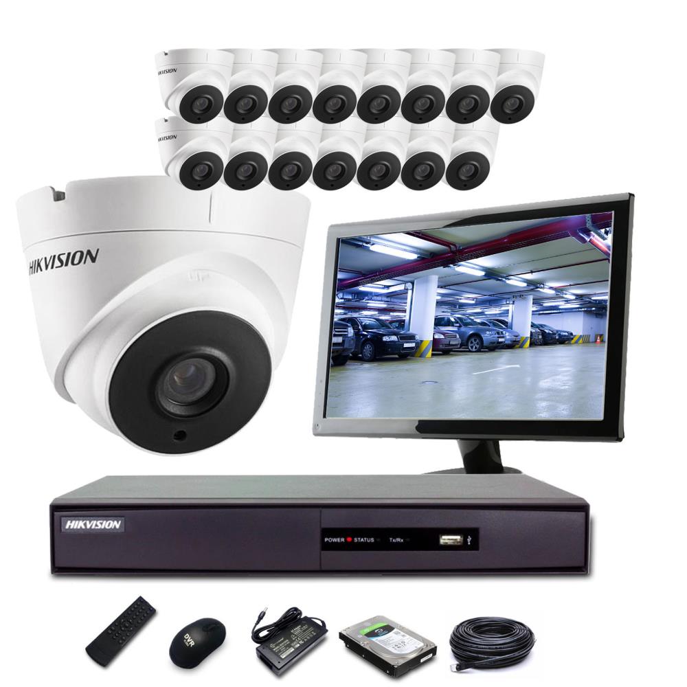16-Channel CCTV Security Kit with DVR and 1TB HDD