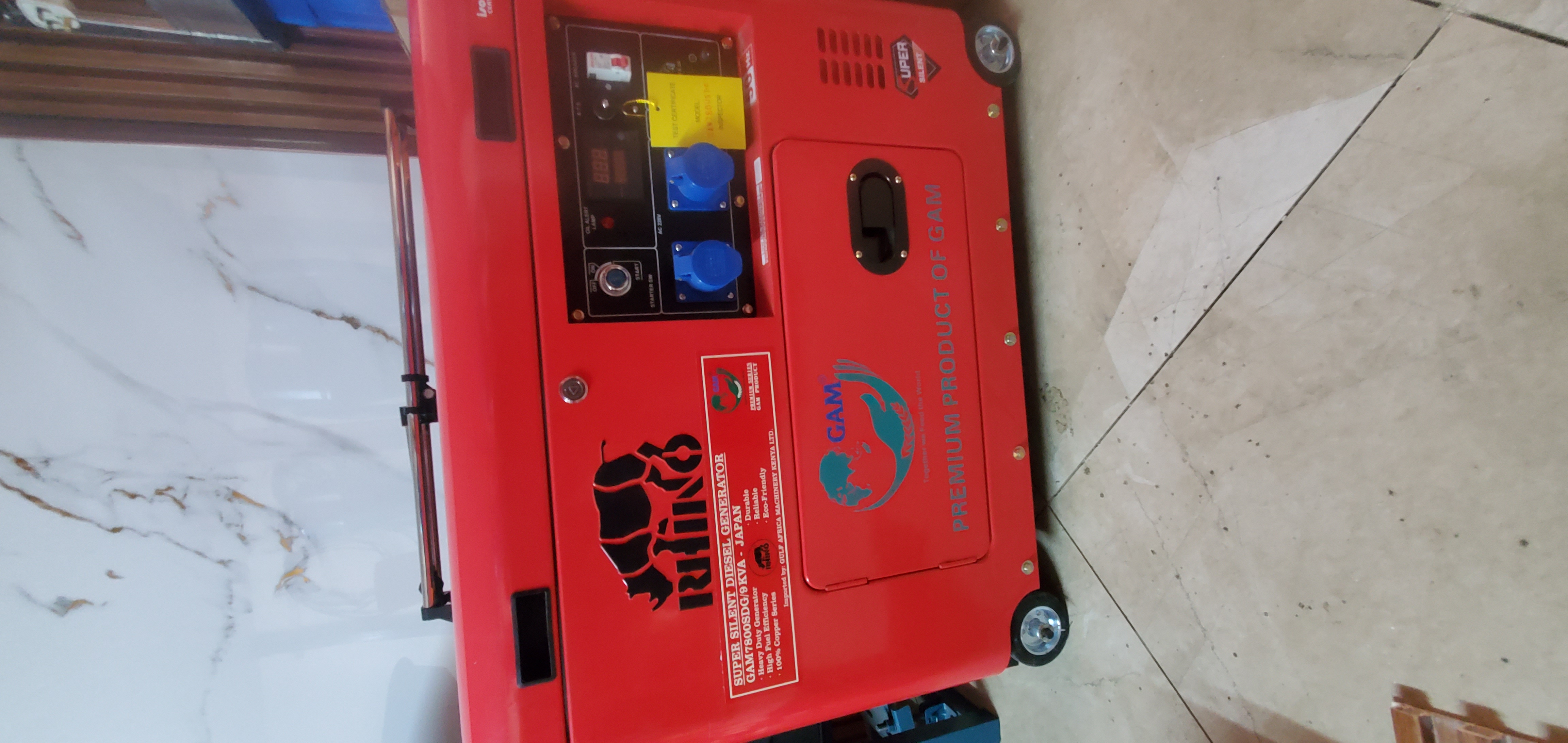 Rhino Super Silent 9kVA Diesel Generator
