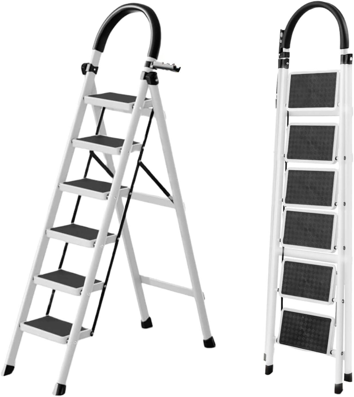Steel Step Ladder 6 Feet - Professional Heavy-Duty Indoor/Outdoor Access Solution